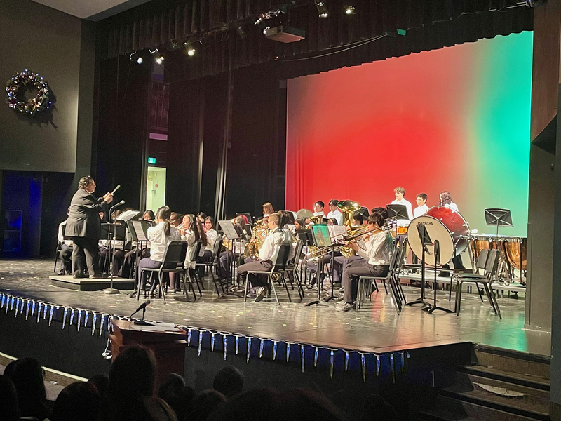 Photo of TCDSB music students performing