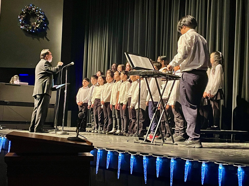 Photo of TCDSB music students performing