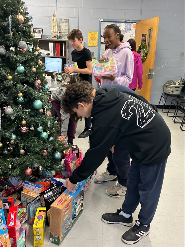 St. John Bosco Students Lead Heartwarming Toy Drive to Support Local Families