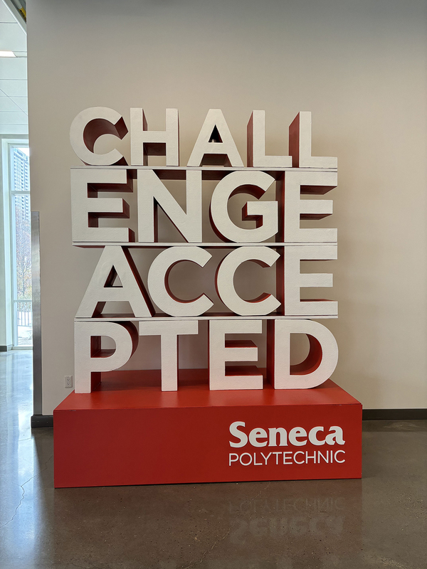 Photo of Challenge Accepted display at Seneca
