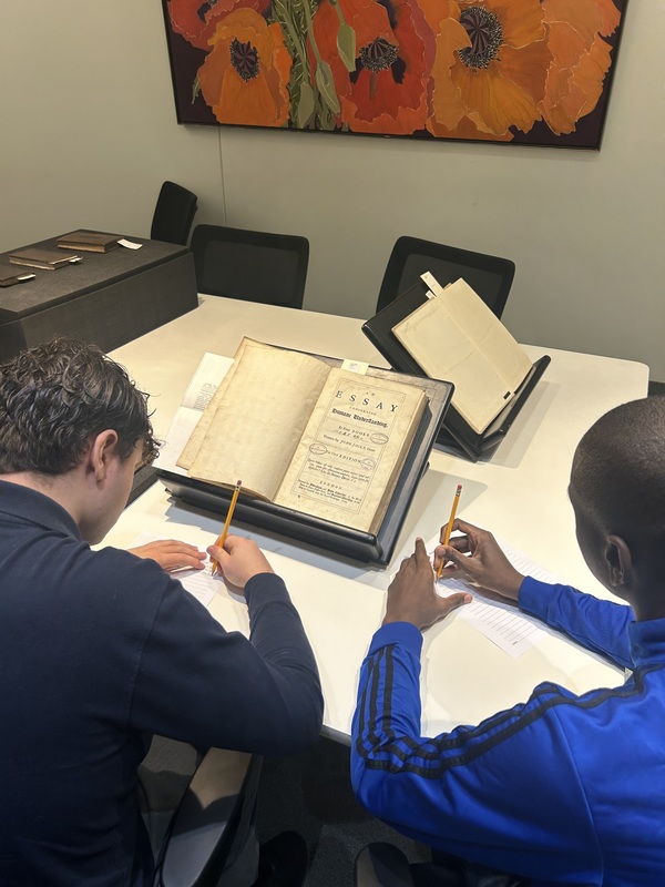 Father Henry Carr Grade 12 Students Explore History Through Rare Artifacts at York University
