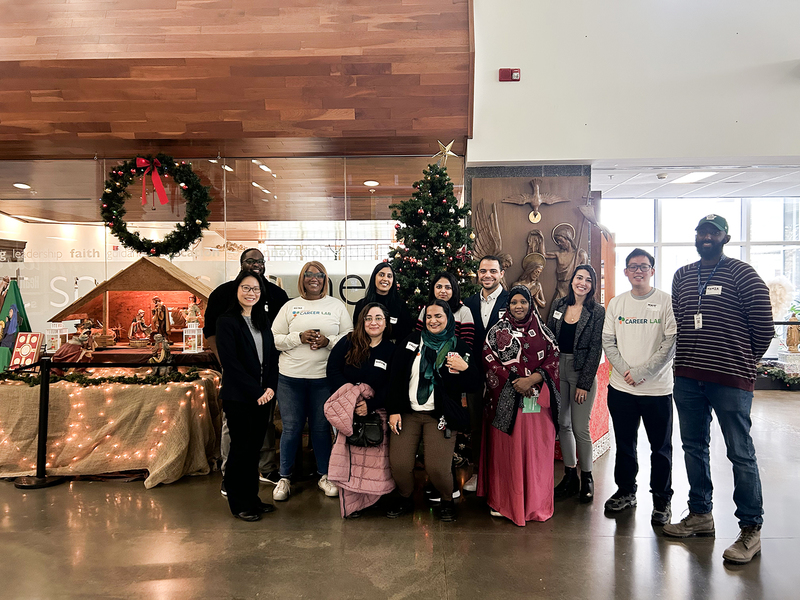 Group photo of the careers coaches and MPJ staff