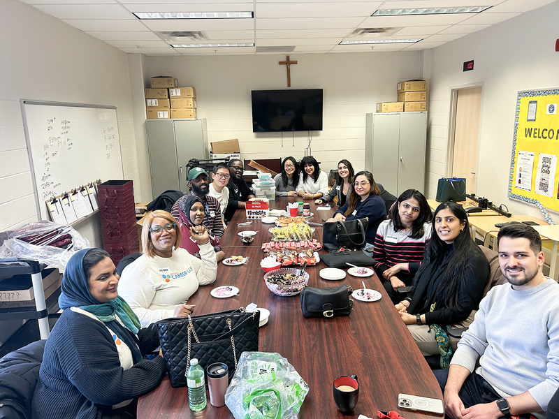 Group photo of the careers coaches and MPJ staff