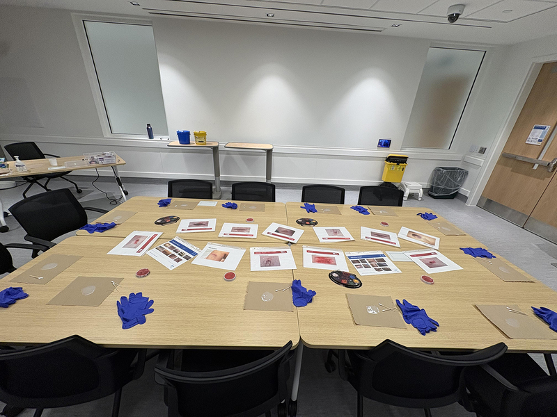 Photo of activity finished by students