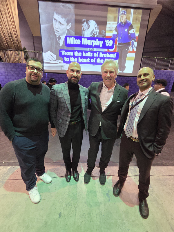 Photo of Mike with TCDSB staff