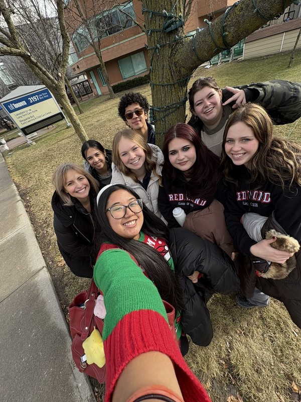 Father John Redmond Students Share Christmas Cheer at Lakeshore Lodge