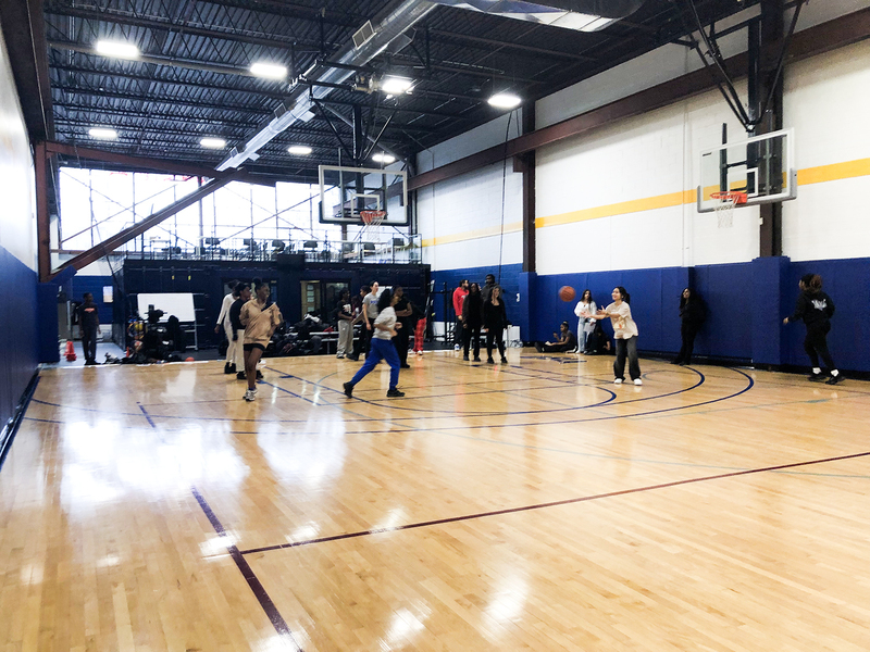 Photo of Father Henry Carr students at BallMatics