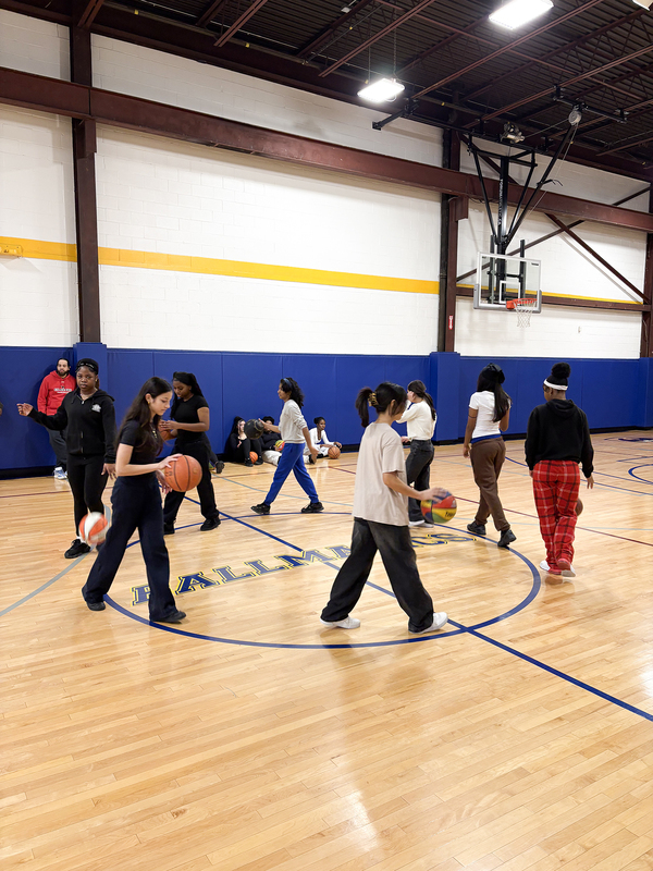 Photo of Father Henry Carr students at BallMatics