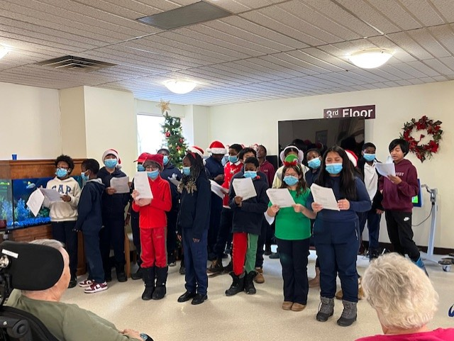 St. Dorothy Students Share Christmas Cheer with Local Seniors