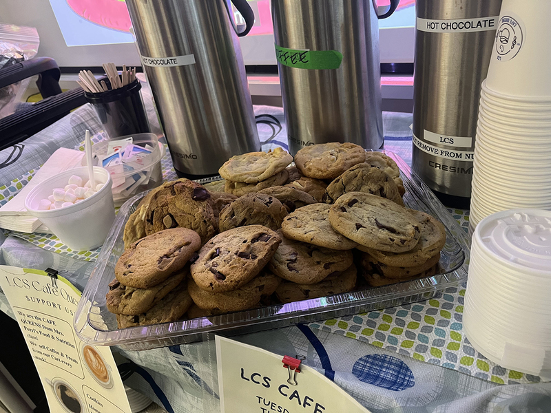 Plate full of cookies to go on the cart