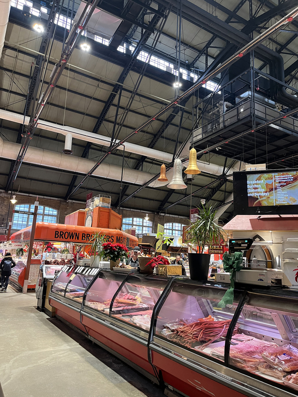 Photo of the students's trip to the market