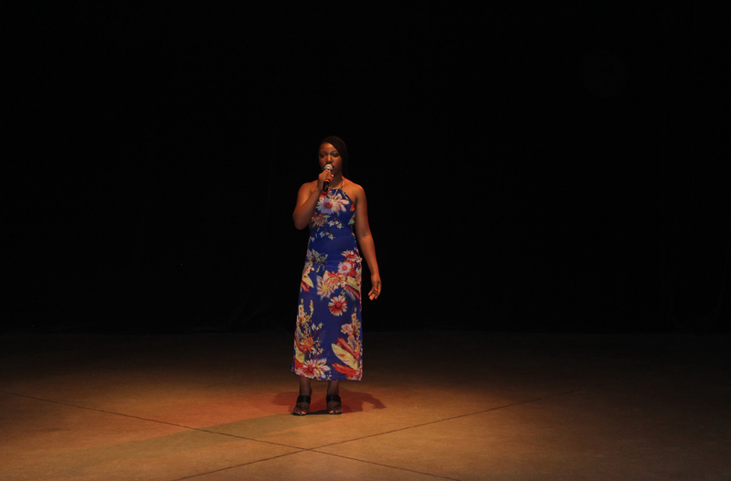 Photo of Loretto College School student performing on stage