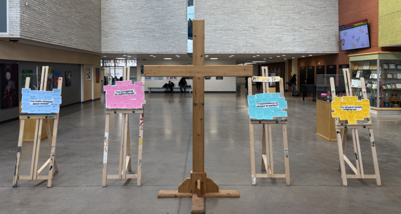 Phys Ed Leadership Students Host Wellness Fair at Father John Redmond