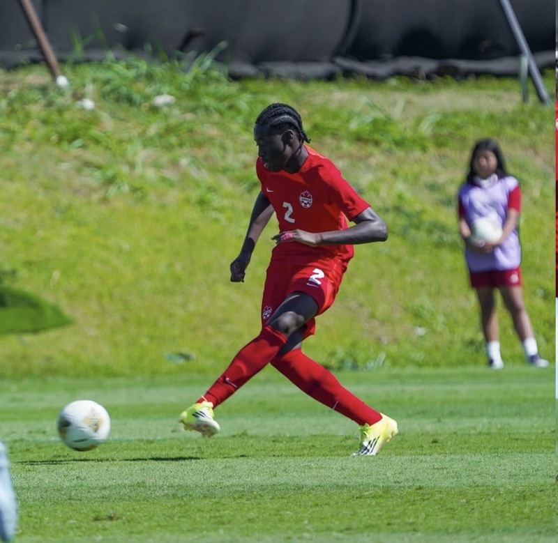 Photo of JCM student-athlete on the field