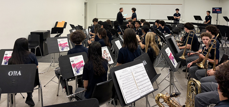 Photo of Redmond students performing at the festival