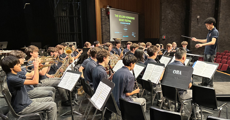 Photo of Redmond students performing at the festival