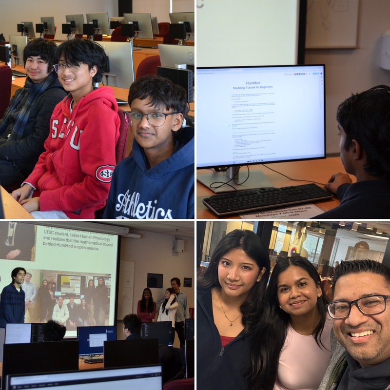 Collage - St. John Paul II Students Explore Human Physiology Through UTSC Certification Workshop