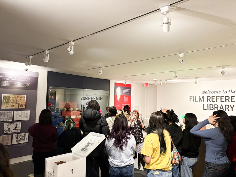 Photo of Madonna students during the excursion