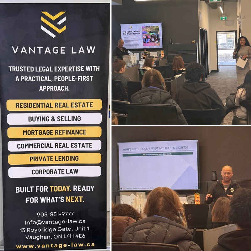 SHSM JCSES Students Gain Real-World Legal Experience at Vantage Law