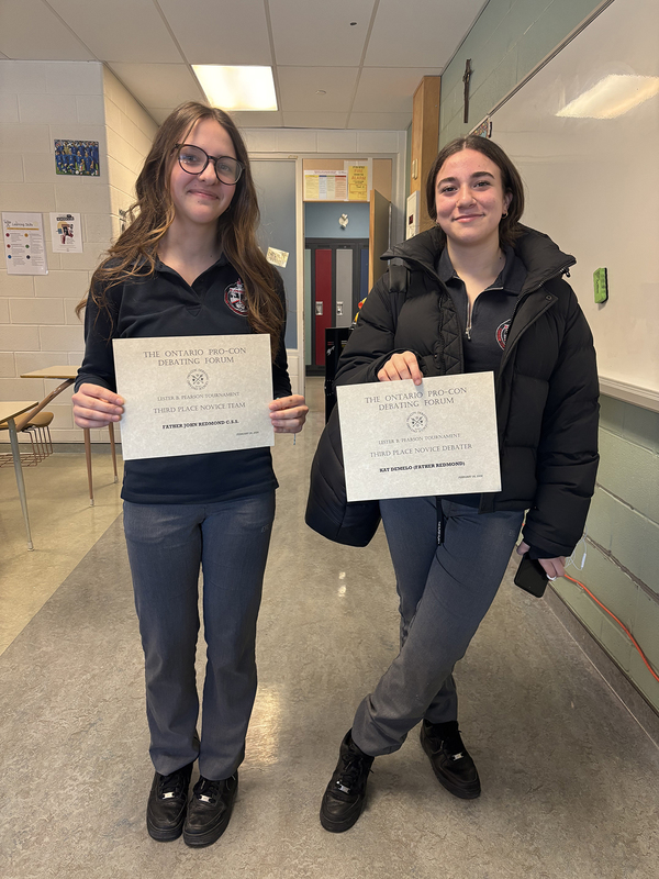 Redmond Debate Team Shines at Ontario ProCon Debating Forum