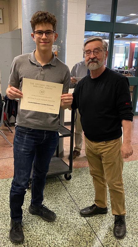 Redmond Debate Team Shines at Ontario ProCon Debating Forum