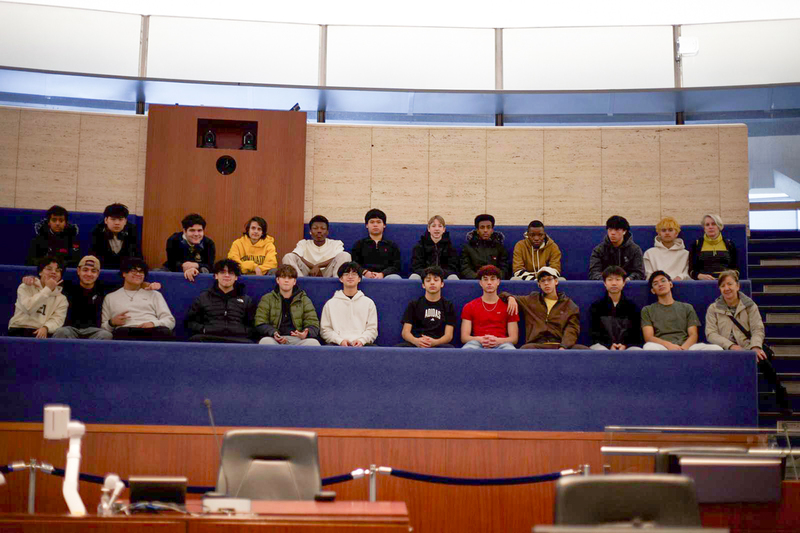 Photo of students during the excursion