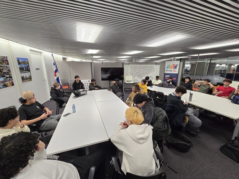 Photo of students during the excursion