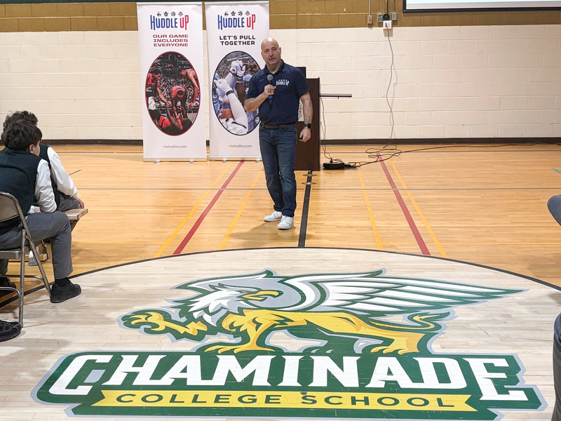 Photo of speaker at the assembly