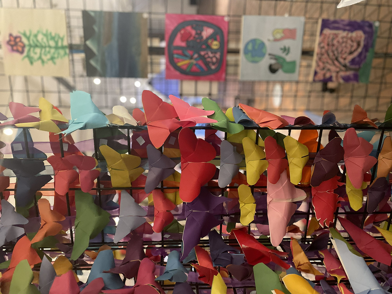 Photo of the display