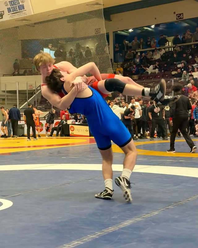 Photo of Bernardo wrestling