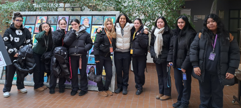 Group photo of students at the event
