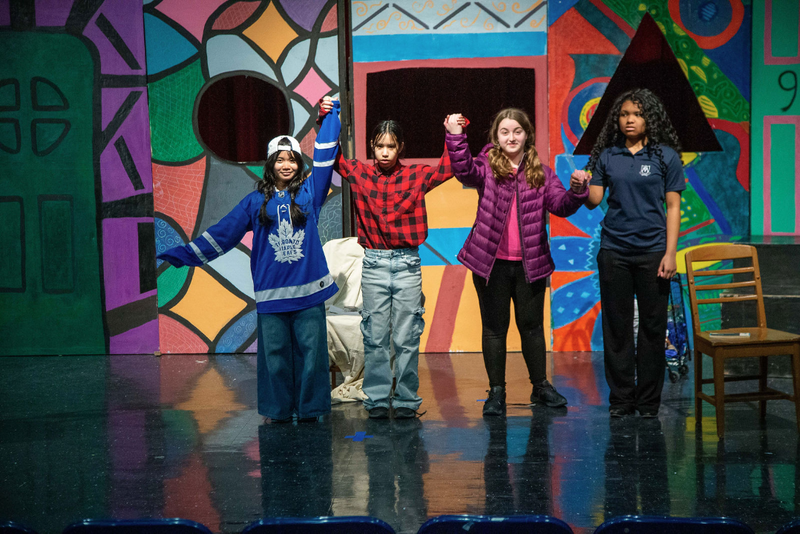 Photo of Madonna drama performers on the stage