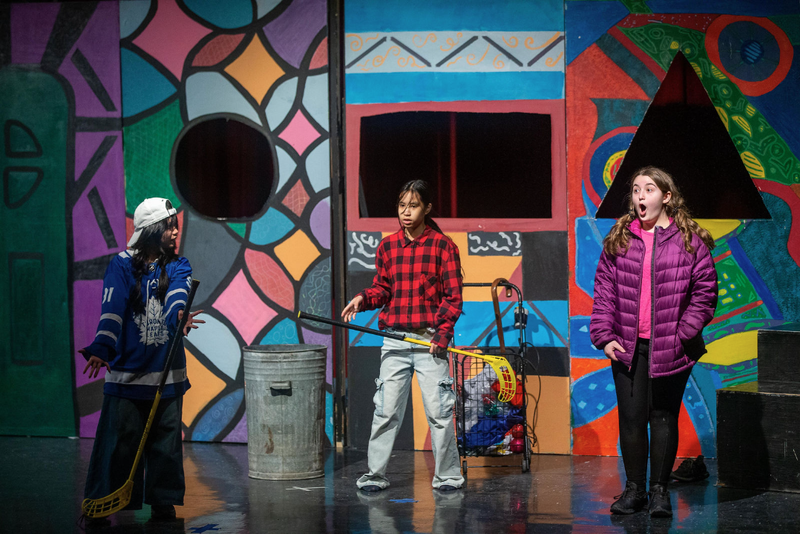 Photo of Madonna students performing on stage