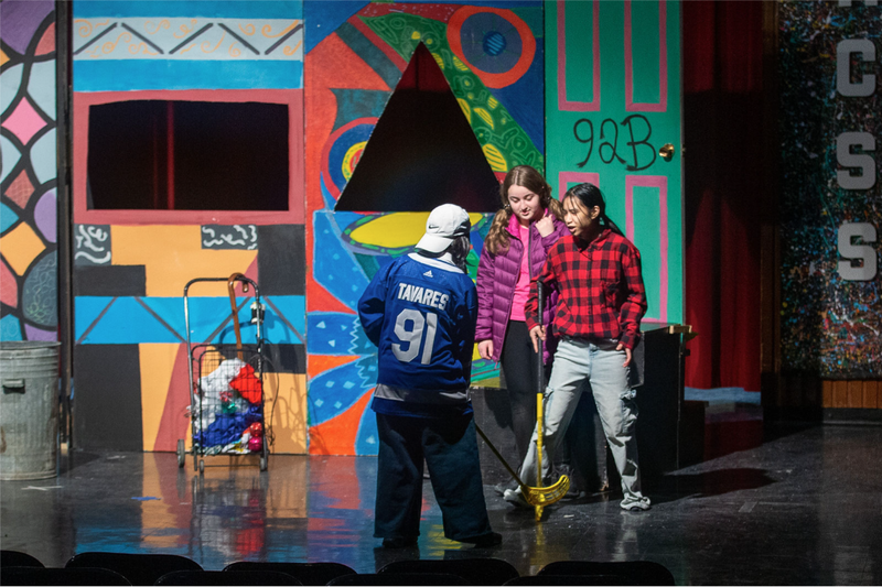 Photo of Madonna students performing on stage