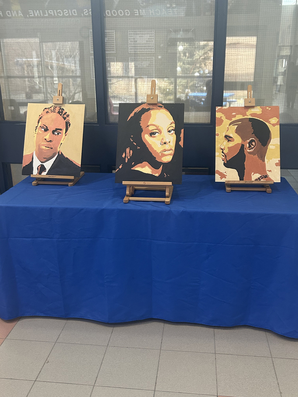 Father Henry Carr Celebrates Black Excellence with Artistic Portrait Display