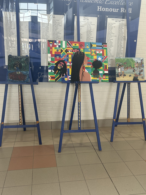 Father Henry Carr Celebrates Black Excellence with Artistic Portrait Display