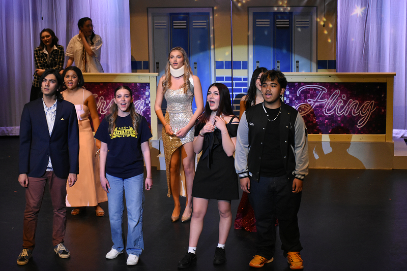 Photo of Redmond students performing on stage