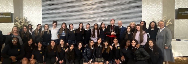 Group photo of the students and staff who attended the event