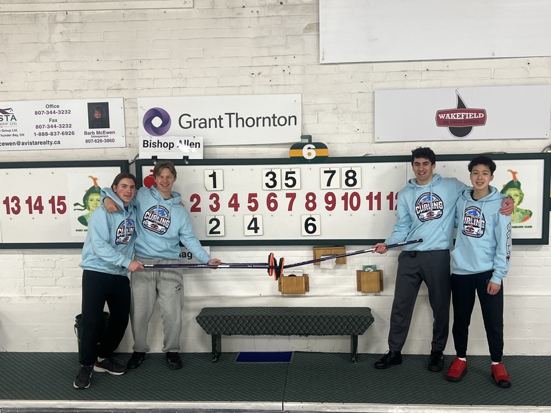Bishop Allen Curling Teams Shine at OFSAA with Strong Performances and Sportsmanship Award