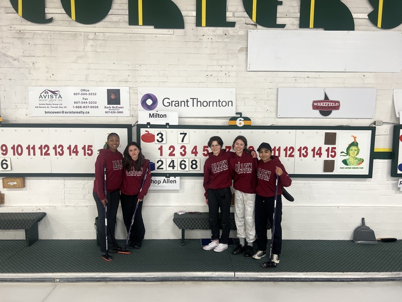 Bishop Allen Curling Teams Shine at OFSAA with Strong Performances and Sportsmanship Award