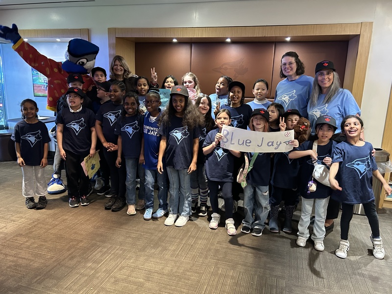 Students Step Up to the Plate Through Jays Care Program at St. Michael Catholic School