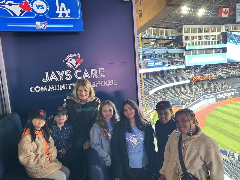 Students Step Up to the Plate Through Jays Care Program at St. Michael Catholic School