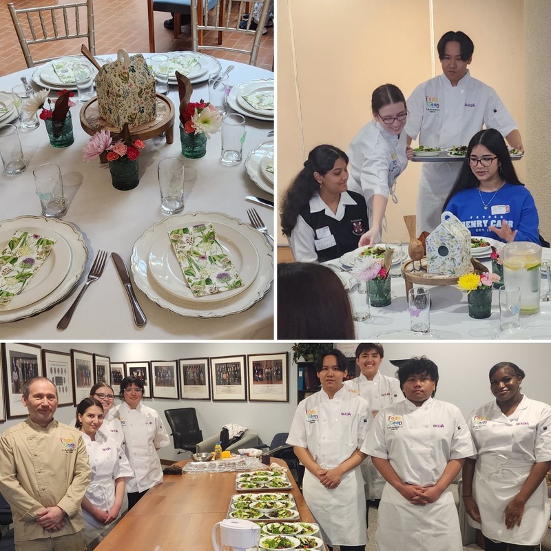 SHSM Hospitality and Tourism Students Showcase Skills at Sr. Evanne Hunter Awards Luncheon
