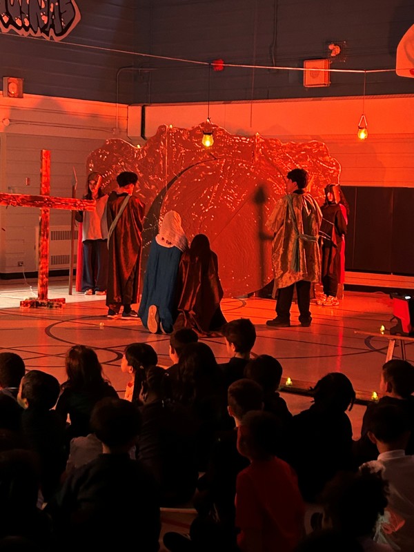 Grade 8 Students Inspire Community with Moving Passion Play