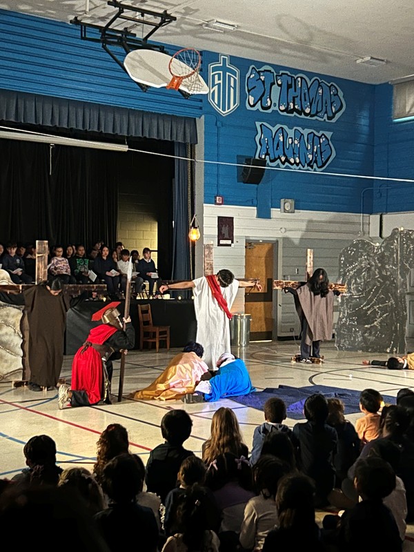 Grade 8 Students Inspire Community with Moving Passion Play