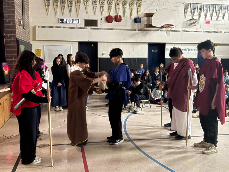 St. Agnes Students Bring Holy Week to Life Through Stations of the Cross Reenactment