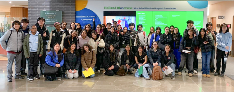 Photo of Mary Ward students on their excursion