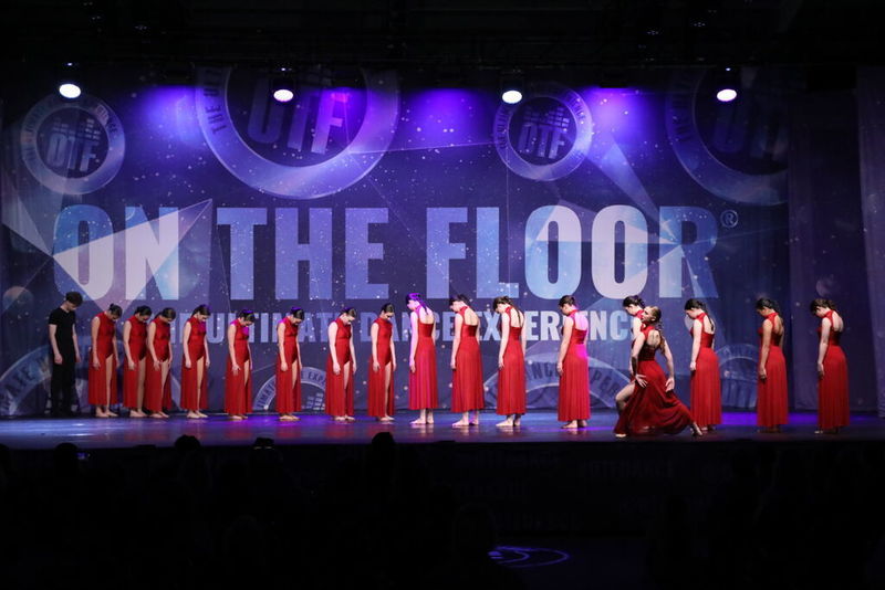 Photo of the Redmond RAP Dance team performing on stage