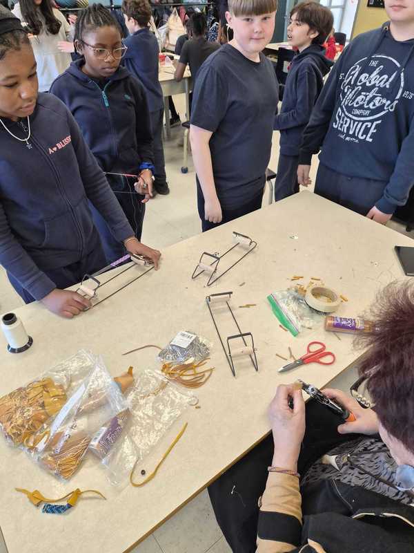 Grade 6 Students Explore Math and Indigenous Culture Through Traditional Loom Beading