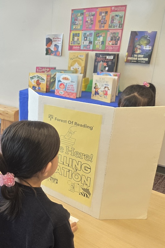 Holy Angels Catholic School Students Cast Votes for Blue Spruce Nominees in Forest of Reading Program